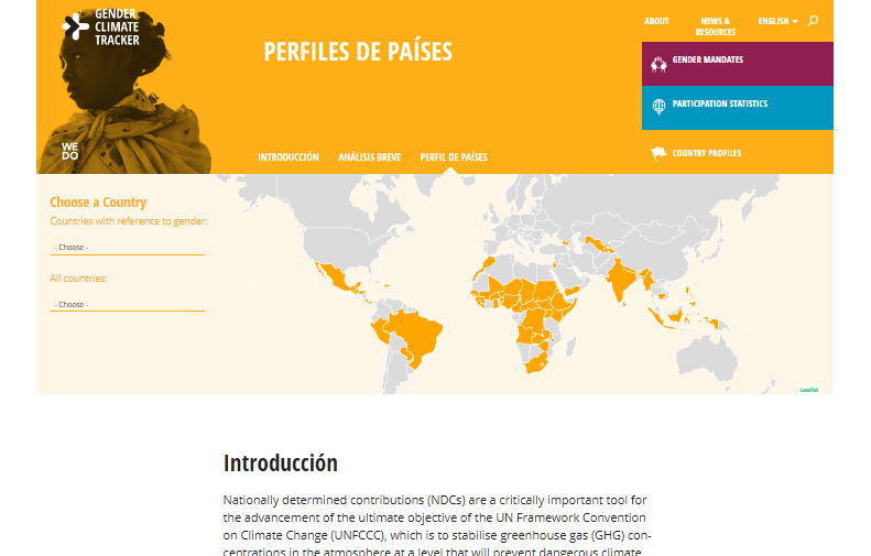 Gender Climate Tracker rec español