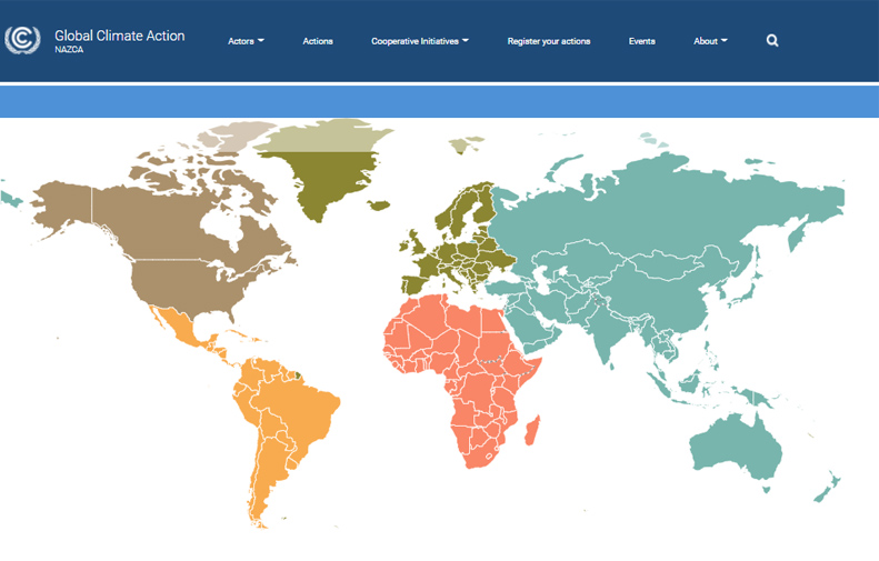 Global Climate Actions - NAZCA